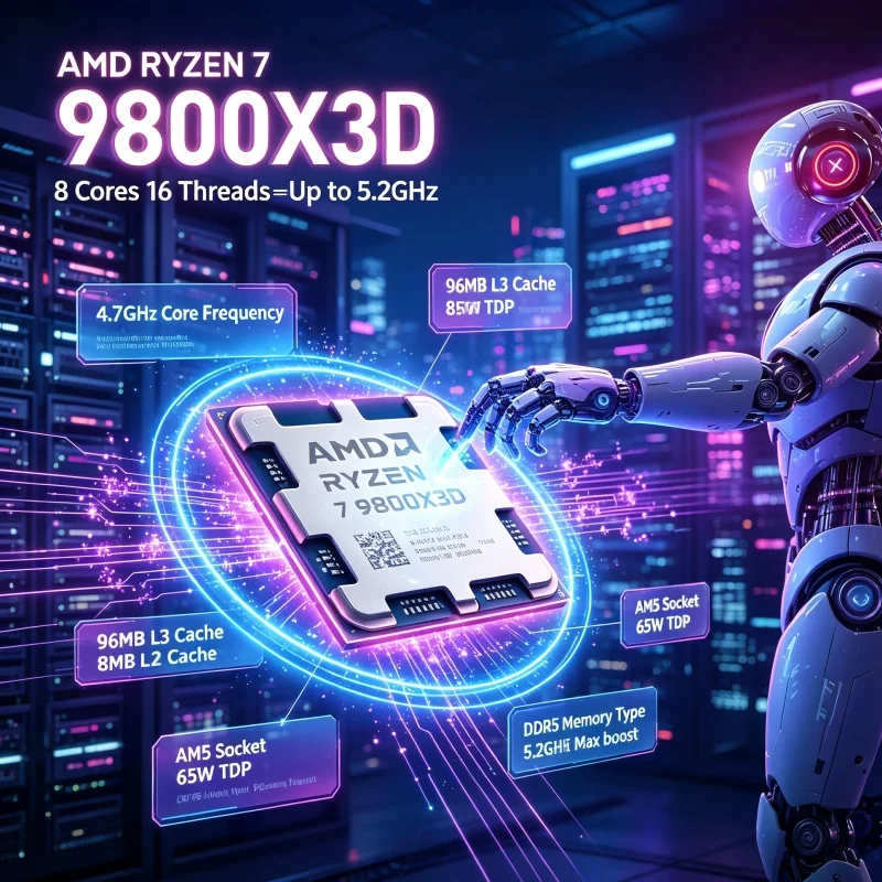 Amd Cpu Ryzen 7 - AMD Ryzen 7 9800X3D Content Creation