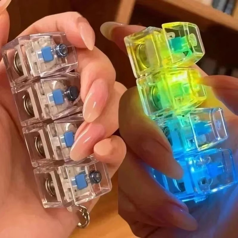 Light Up 4 Keys LED Finger Key - Gaming Keyboard Test ulasan dan harga