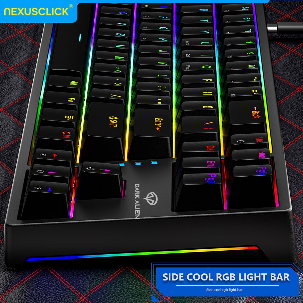 NexusClick K710 Compact Mechan - Keyboard Gaming Blue Switch ulasan dan harga
